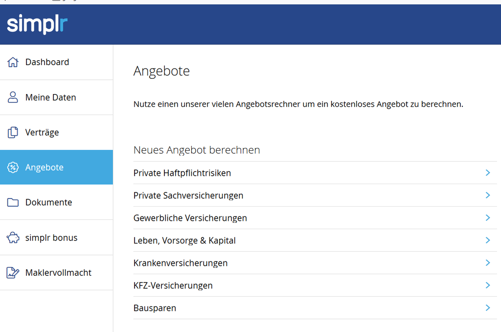 Versicherungen kostenlos vergleichen